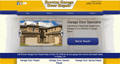 Desktop Screenshot of garagedoorrepairsvisalia.com